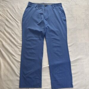 Under Armour Men Loose Golf Chino Pants Size 36x30 Blue Flat Front Casual